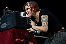 Zia McCabe at Frequency festival in 2007