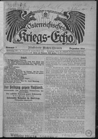 ANNO – AustriaN Newspapers Online