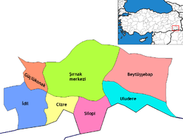 Cizre – Mappa