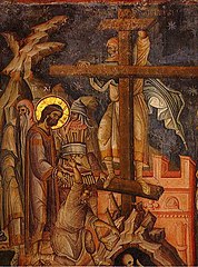 Исус и крстот, манастир Протатон, Карија