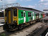 An Arriva Trains Wales Class 150/2 unit in Gloucester's Platform 3