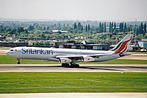 SriLankan Airlines A340-300.