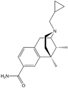 Химична структура на 8-карбоксамидоциклазоцин.