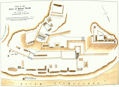 Plan of the Ruins of Menché Tinamit