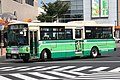 秋田市交通局から移籍のワンステップ中型長尺車 （日産ディーゼル・JP）