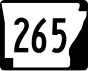 Highway 265 marker