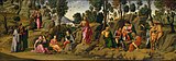 Проповедь Иоанна Крестителя. Ок. 1506. Дерево, масло. Метрополитен-музей, Нью-Йорк