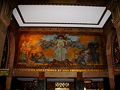 William de Leftwich Dodge mural in east side of main entrance hall