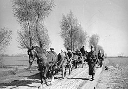 Expulsion of Poles from Koscierzyn in 1939 Bundesarchiv R 49 Bild-0139, Sammellager Koscierzyn, Aussiedlung von Polen.jpg