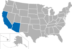 California Pacific Conference locations