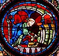 Бочка на вітражі в Шартрському соборі, Франція