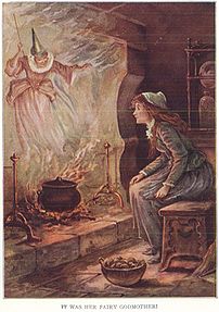 Oliver Herford illustrated the fairy godmother...