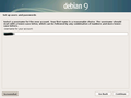 Screenshots of Debian Graphical Installer