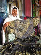 Boutique de vêtements à Hargeisa, 2013.