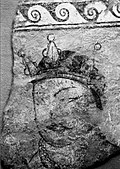 Фреска Дильберджина с королевской фигурой