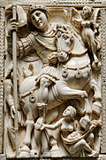 Panneau central de l'ivoire Barberini.