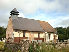 Église de la Nativité-de-la-Vierge du XIIe siècle.