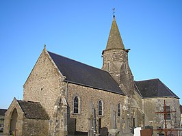 De kerk van Montsurvent