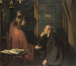 Christus und Nicodemus, by Fritz von Uhde (1848–1911)