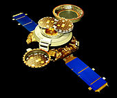 Genesis spacecraft Genesis in collection mode.jpg