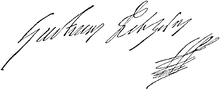 Unterschrift von Gustav II. Adolf