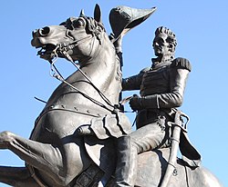 Statua di Andrew Jackson, vicino al Jacksonville Landing