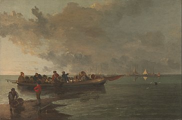 סירה עם חיילים פצועים
