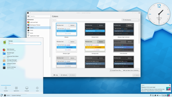 Працоўны стол KDE Plasma 5
