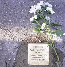 Stolperstein für Kurt Rampoldt in Hannover