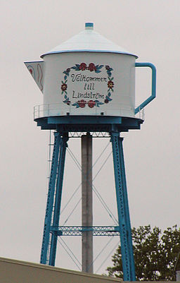 Gamla vattentornet i Lindstrom