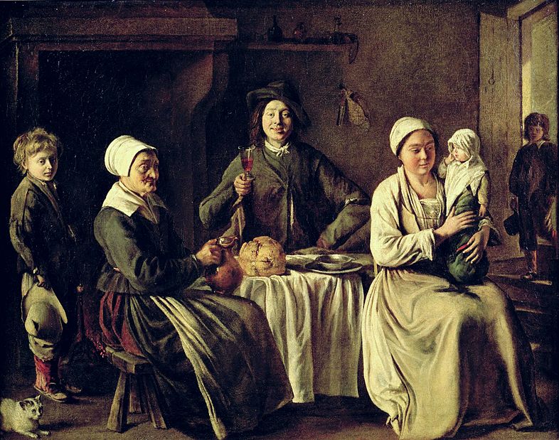 Fichier:Louis Le Nain- Happy Family- 1642- Louvre.jpg