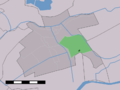 Vlist in der Gemeinde Vlist (der kleine grüne Punkt in der hellgrünen Fläche)