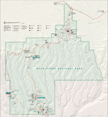 Plan Park Narodowy Mesa Verde