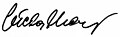 Gisela May aláírása
