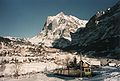 Grindelwald mit Wätterhore im Winter