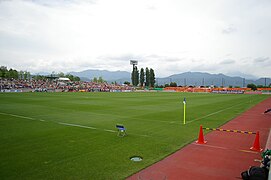 Das frühere Stadion mit 6.000 Plätzen (Juli 2007)