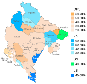 Elecciones parlamentarias de Montenegro de 2020