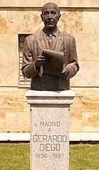 Monument to Gerardo Diego in Madrid