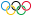 Olympic rings with white rims.svg