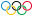 Olympic rings with white rims.svg