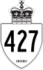 Канадские Дороги Highway 427 shield