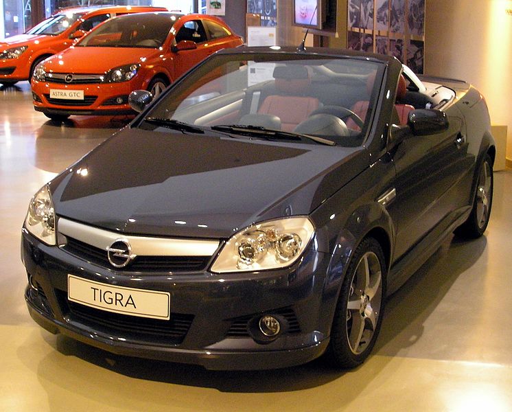 Opel Tigra 2011. Opel Tigra, known in the US as