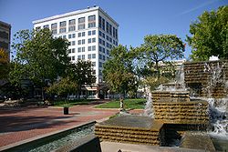 Park Central Square in Downtown Springfield