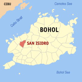 San Isidro na Bohol Coordenadas : 9°48'N, 124°18'E