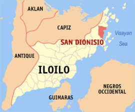 San Dionisio na Iloilo Coordenadas : 11°16'15.89"N, 123°5'41.20"E