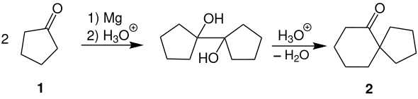 Pinakol - Umlagerung Synthese von Spiroverbindungen