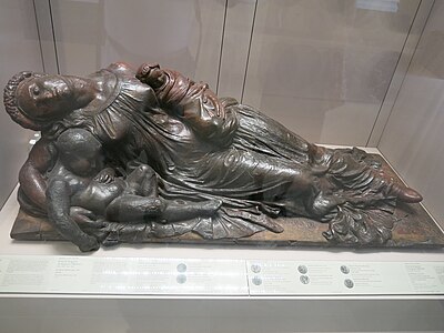 Projet pour le tombeau de sa femme et ses enfants (Louvre, RF 870).