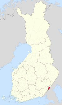 Localização de Rautjärvi na Finlândia