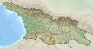 Location map/data/Georgia se nahaja v Gruzija