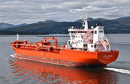 Chemical tanker Sten Aurora STEN AURORA Clyde 2019.jpg